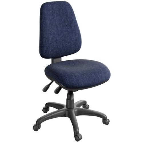 Tactic 3 Task Chair 3 Lever Key Largo Fabric/Navy