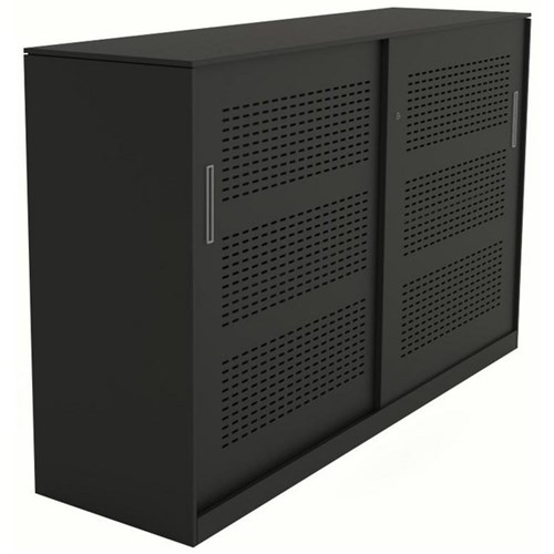 Proceed Steel Slider Cabinet 1600x450x1020mm Black