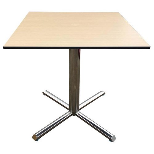 Multipurpose Outdoor Table Square 600mm Tuross Oak/Stainless Steel