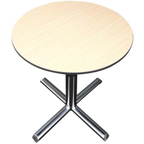 Multipurpose Outdoor Table Round 600mm Tuross Oak/Stainless Steel