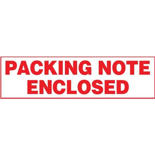 Packing Note Enclosed Shipping Label 30x127mm, Box of 250