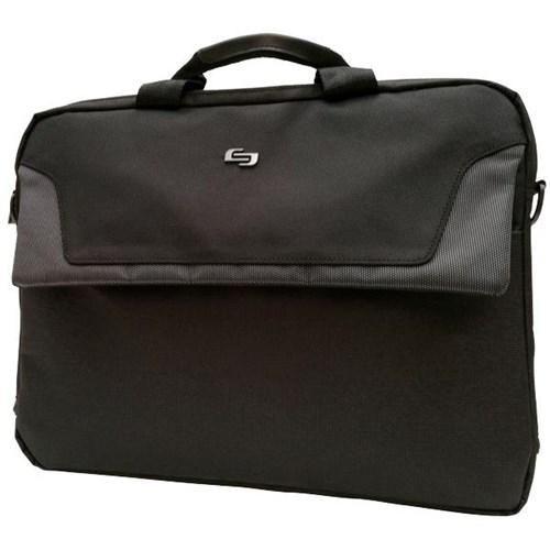 Solo Pro Briefcase Slim Black 16 Inch