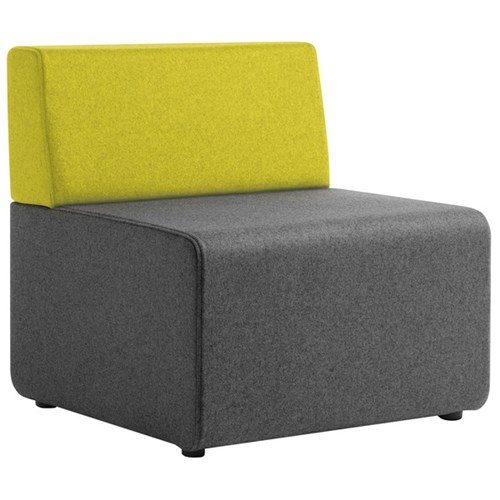 Seattle Single Seat Sofa Augustus Fabric/Turmeric/Armour