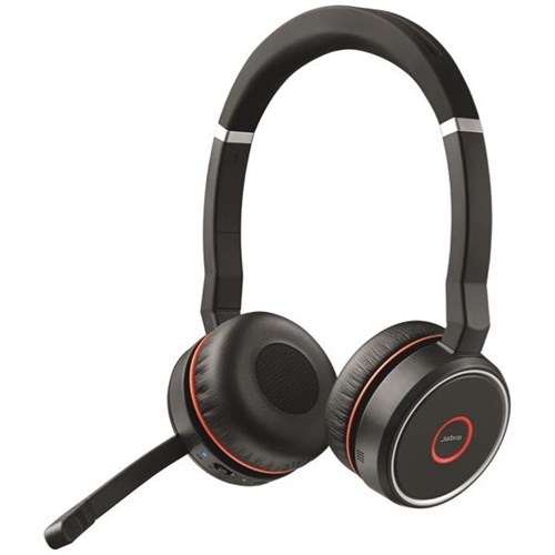 Jabra Evolve 75 MS Stereo Headset OfficeMax NZ