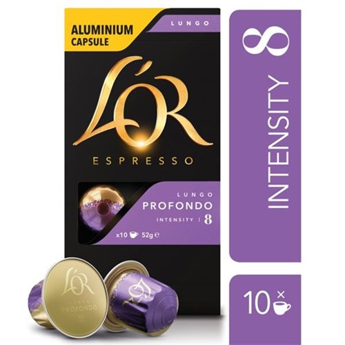L'OR Coffee Capsules Lungo Profondo, Pack of 10