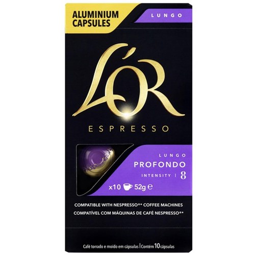 L'OR Espresso Lungo Profondo Coffee Capsules, Pack of 10