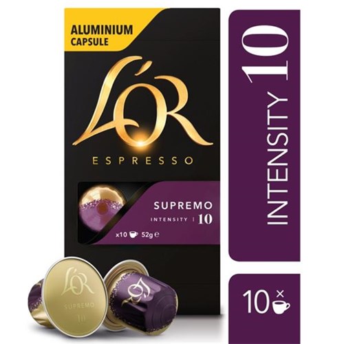 L'OR Coffee Capsules Supremo, Pack of 10