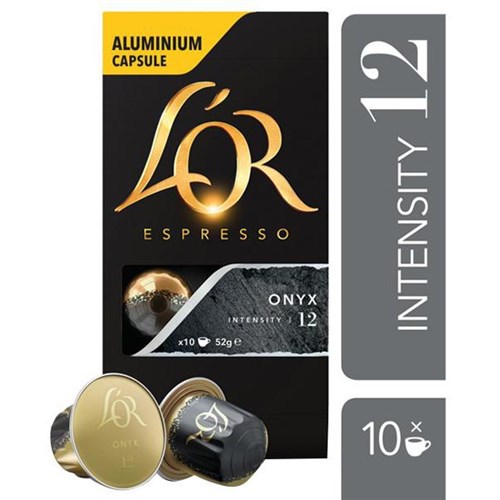 L'OR Espresso Onyx Coffee Capsules, Pack of 10