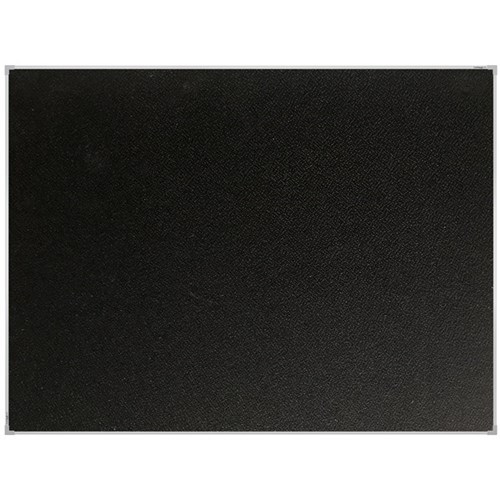 Boyd Visuals 1200 x 1500mm Fabric Noticeboard Black