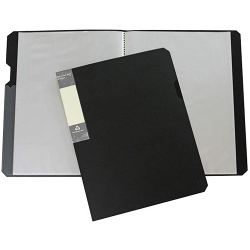Goldenboy Eco Recycled Display Book A4 Black