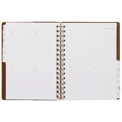 At-A-Glance A5 Diary Planner Week/Month PU 2026 Brown