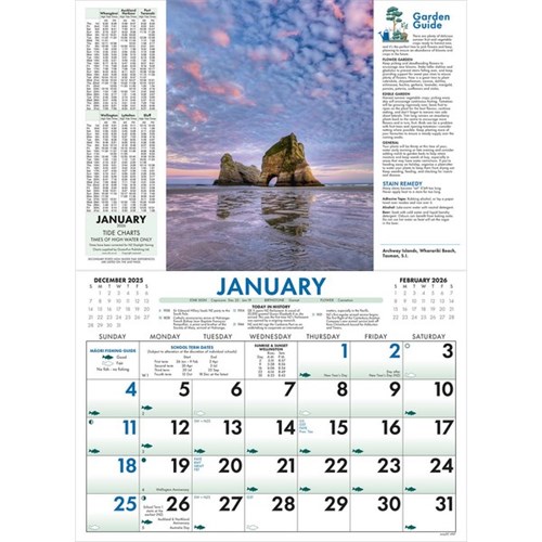 Easy2C Wall Calendar 2026 Redi Reference