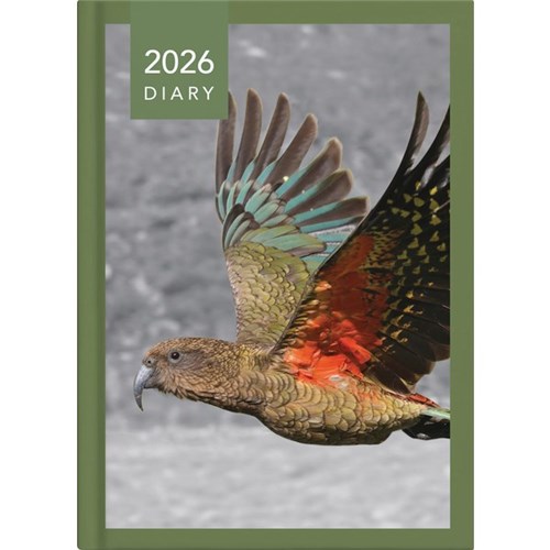 Collins A51 Diary A5 Day Per Page 2026 NZ Birds Assorted Designs