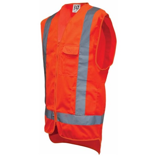 Argyle Day & Night TTMC-W17 Safety Vest Fluoro Orange Small