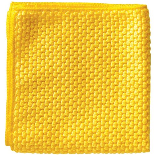 Filta B-Clean Microfibre Antibacterial Cloth Yellow 40gsm 400 x 400mm