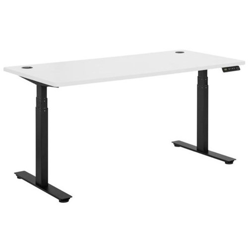 Amplify Electric Height Adjustable Desk Dual Motor 1500x750mm White/Black