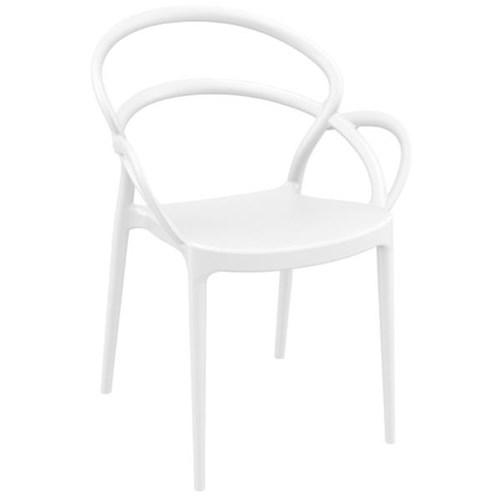 Molly Visitor Chair White