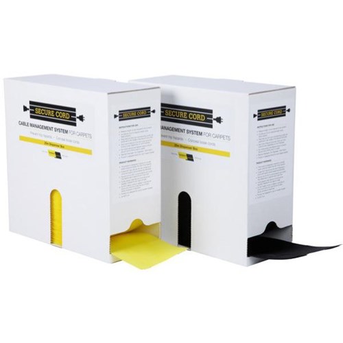 Secure Cord Cable Cover 25m Yellow