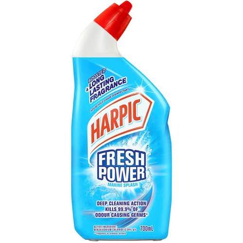 Harpic Fresh Power Toilet Cleaner Marine Splash 700ml