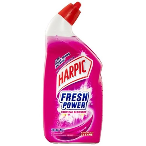 Harpic Fresh Power Toilet Cleaner Tropical Blossom 700ml OfficeMax NZ