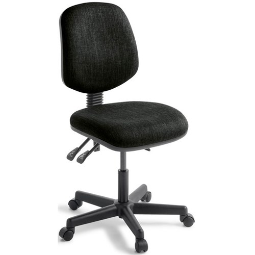 Studio 2.40 Task Chair High Back 2 Lever Keylargo Fabric/Ebony