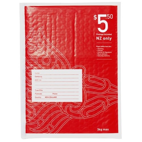 NZ Post C5 Postage Paid Bubble Envelope Size 2 210x280mm OfficeMax NZ