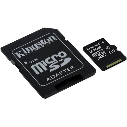 Kingston Canvas Select 64GB Micro SD Memory Card Class 10 MicroSDXC