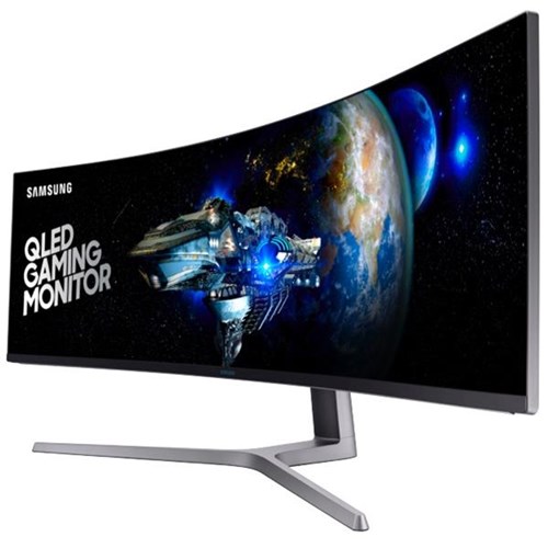 Samsung C49HG90DME 49 Inch Curved QLED Gaming Monitor FHDx2 3840x1080 |  OfficeMax NZ