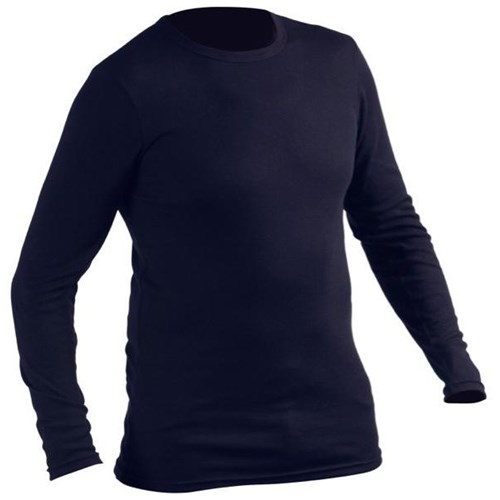 Equinox Long Sleeve Thermal Top Crew Neck 240g Large Navy