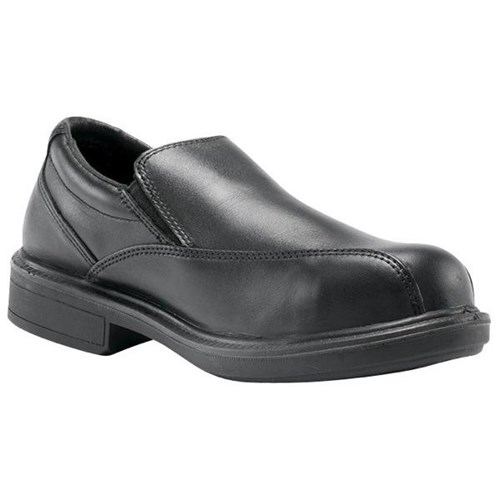 Steel Blue Busselton Safety Shoes Slip On Black