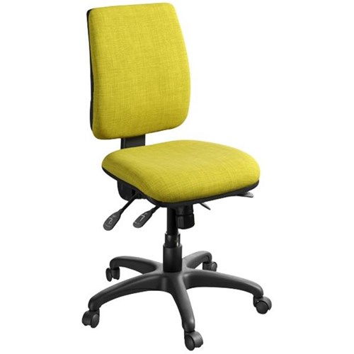Trapeze Task Chair 3 Lever With Seat Slide Bond Fabric/Lemoncello