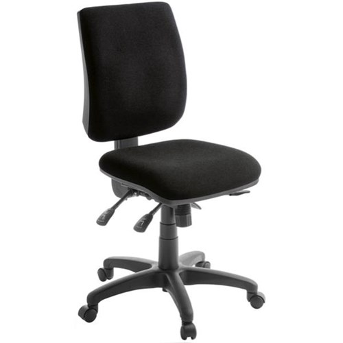 Trapeze Task Chair 3 Lever With Seat Slide Quantum Fabric/Black