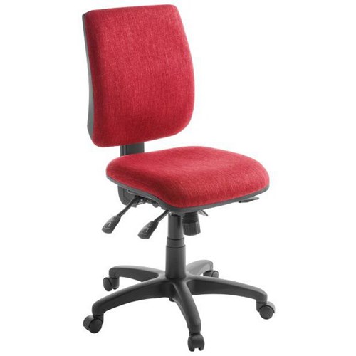 Trapeze Task Chair 3 Lever With Seat Slide Keylargo Fabric/Cherry