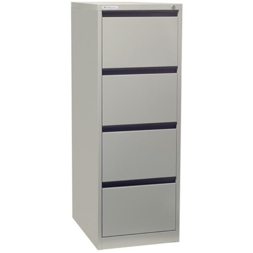 Precision Filing 4 Drawer Vertical Silver Grey OfficeMax NZ