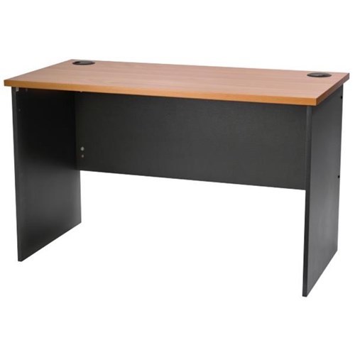 Firstline Single User Desk 1200mm Beech/Ironstone OfficeMax NZ