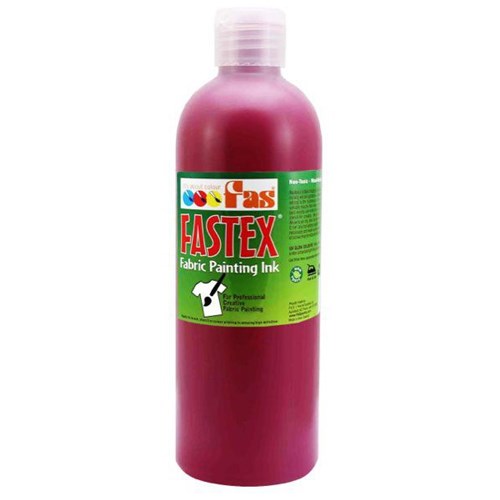 Fastex Fabric Painting Textile Ink Burgundy 500ml