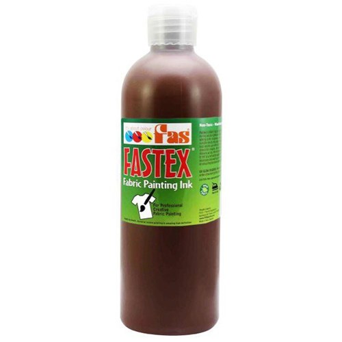 Fastex Fabric Painting Textile Ink Umber 500ml