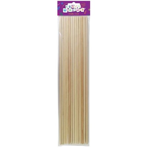Craft Dowel Stick 5mm, Pack of 12 OfficeMax NZ