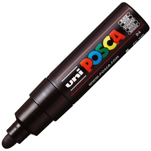 Uni Posca Paint Marker Bold Bullet Black OfficeMax NZ