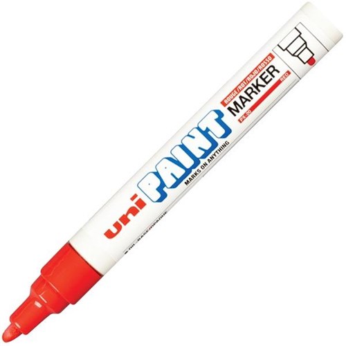 Uni Medium Bullet Tip Paint Marker Red OfficeMax NZ