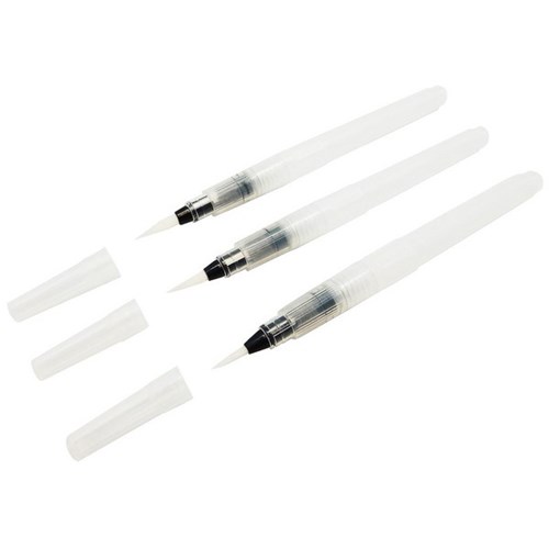 Aqua Brush Pen, Set of 3