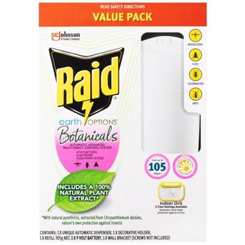Raid Earth Options Automatic Advanced Multi-Insect Control System
