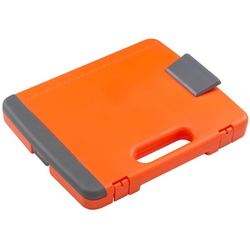 Office Supply Co. Storage Organiser Clipboard Hi Vis Trim A4 Orange