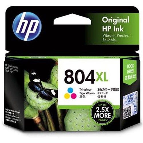 HP 804XL Tri Colour Ink Cartridge High Yield T6N11AA