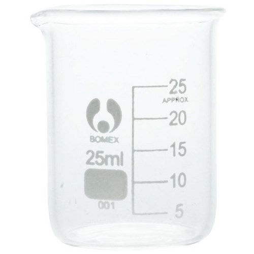 Low Form Glass Beaker 25ml