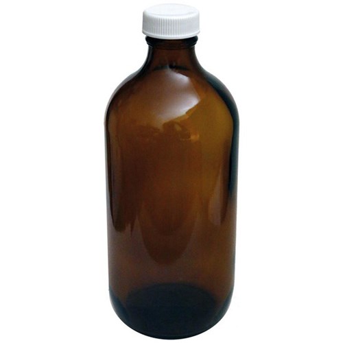 Reagent Bottle With Screw Cap Amber 500ml