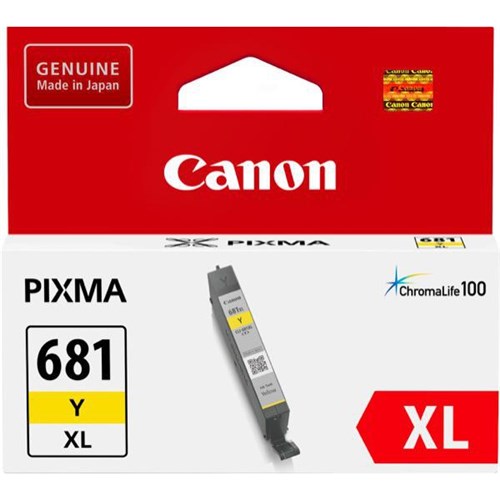 Canon CLI-681XLY Yellow Ink Cartridge High Yield