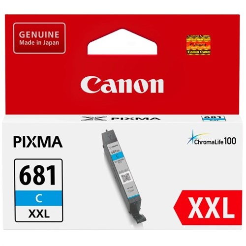 Canon CLI-681XXLC Cyan Ink Cartridge Extra High Yield