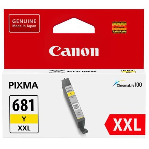 Canon CLI-681XXLY Yellow Ink Cartridge Extra High Yield