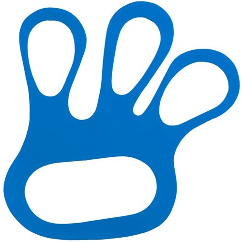 Eagle TPU Finger Mesh Support Glove Tensioners Blue, Bag of 100